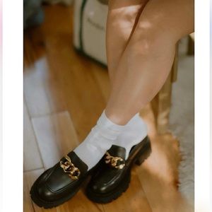 New Free People Lyra Link Mule Loafer Size 39 or 8